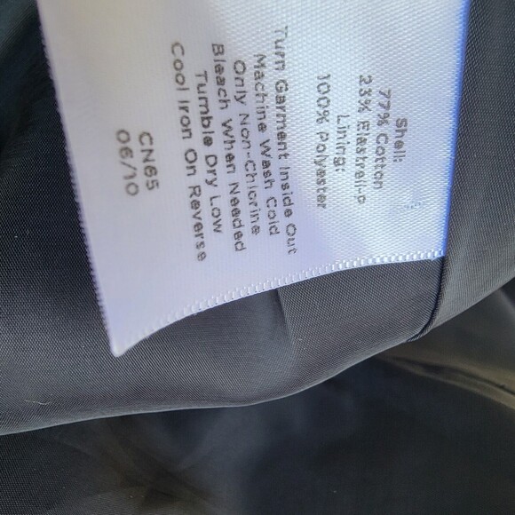 Talbots Black Faux Suede Button Blazer Jacket Women's Size 8p - Picture 4 of 4